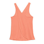 Women's Solid Wrap Back Sports Tank Top - SJB-DIAMOND ELITES
