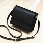 Small genuine leather handbags casual shoulder bag square shape crossbody - SJB-DIAMOND ELITES