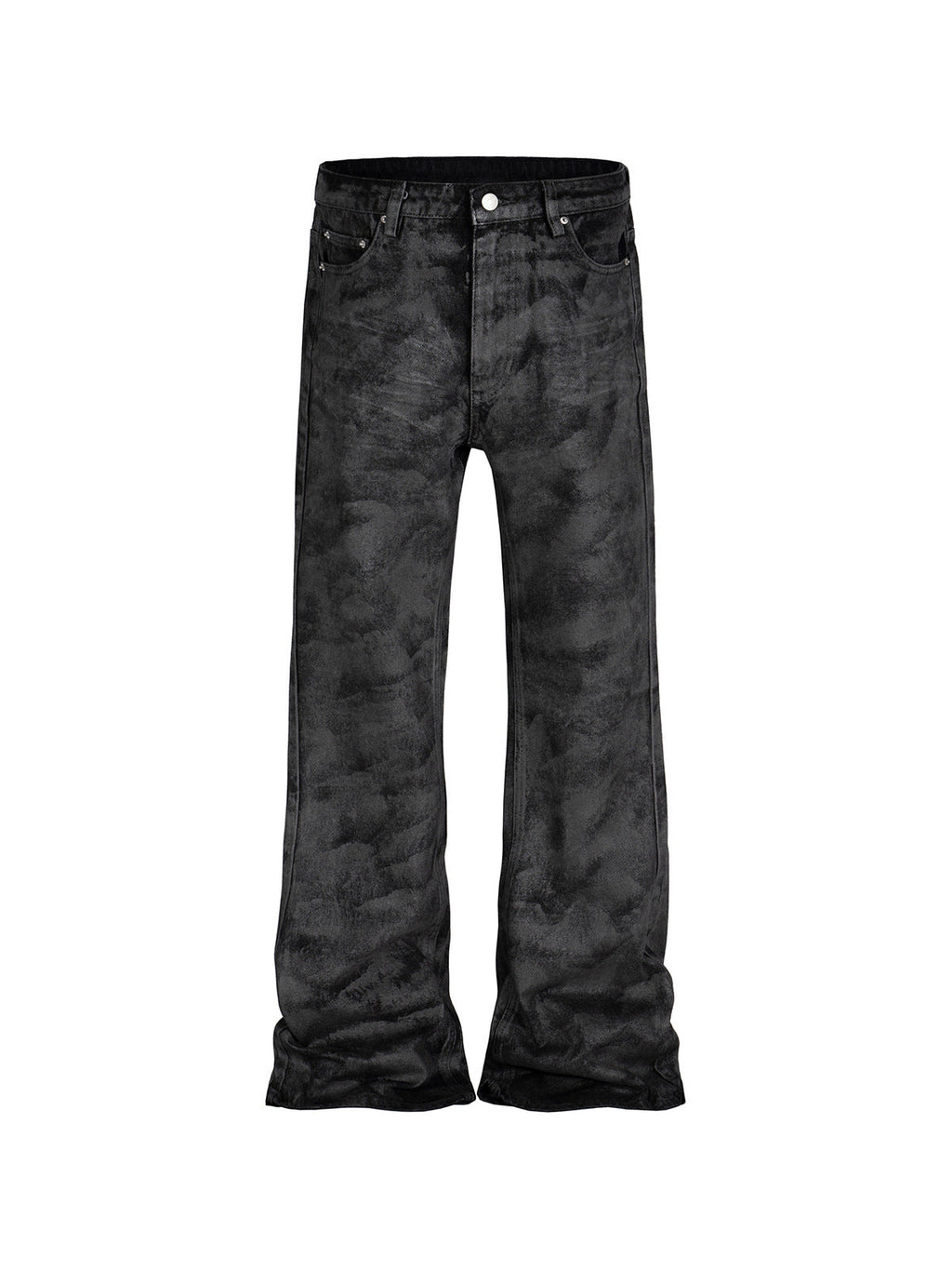 Men's Wide Leg Black Trousers Skinny Jeans Lootquake LLC