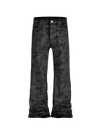 Men's Wide Leg Black Trousers Skinny Jeans Lootquake LLC