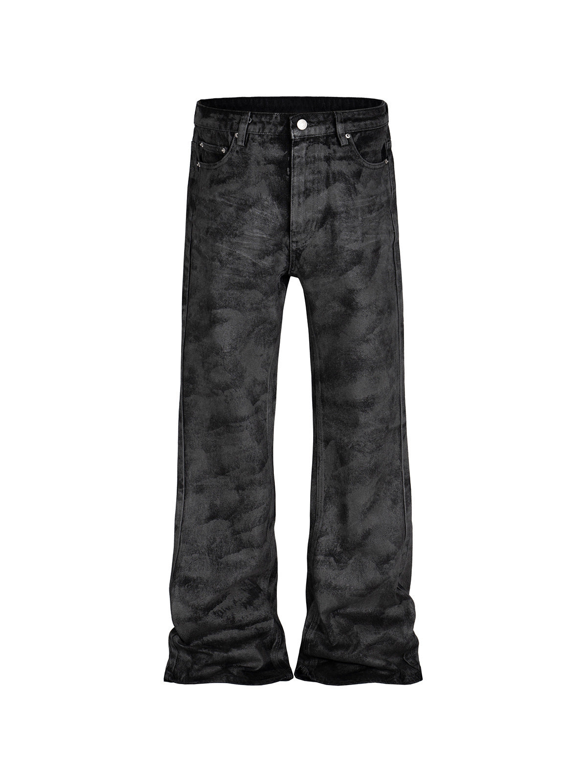 Men's Wide Leg Black Trousers Skinny Jeans Lootquake LLC