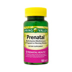 Spring Valley Prenatal Multivitamin/Multimineral Tablets Dietary Supplement; 100 Count