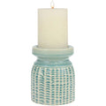 Ceramic Pale Ocean Urchin Texture Pillar Holder EasyOptionXY LLC