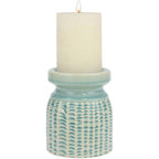 Ceramic Pale Ocean Urchin Texture Pillar Holder EasyOptionXY LLC