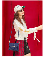 Genuine leather messenger bag fashion crossbody shoulder bag - SJB-DIAMOND ELITES