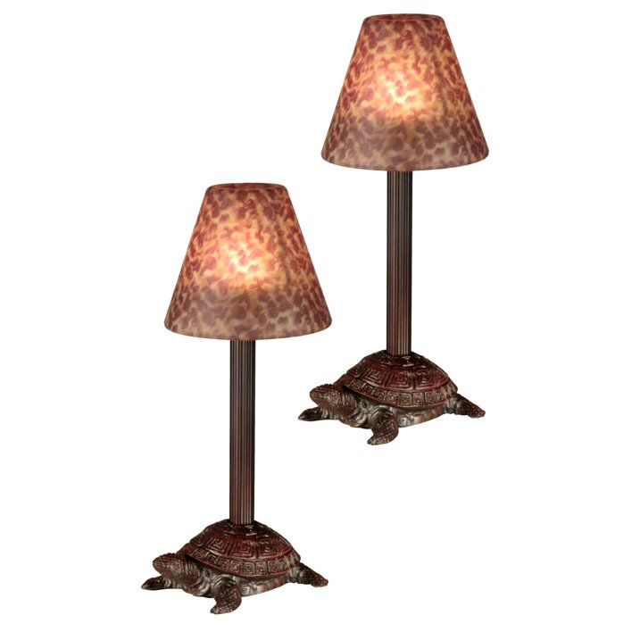 Art Glass Ensembles Amber Votive Candle Holder - SJB-DIAMOND ELITES