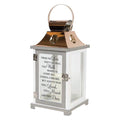 Carson Home Accents 57447 Walk Beside Us Memorial Battery Flameless Lantern - SJB-DIAMOND ELITES