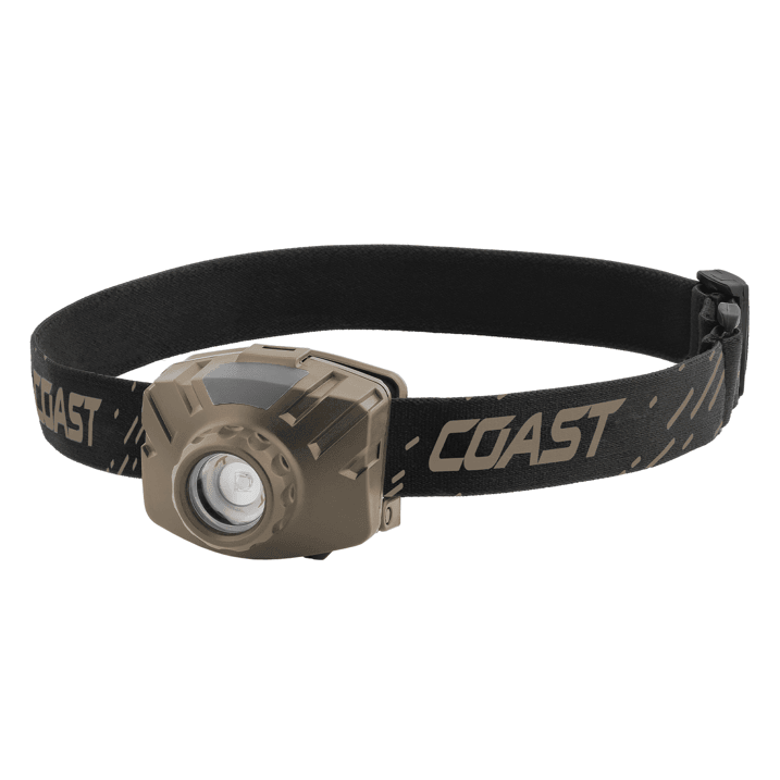COAST FL60R Rechargeable Dual Power 450 Lumen Wide Angle Flood Beam Focusing LED Headlamp, 3.3 oz - SJB-DIAMOND ELITES