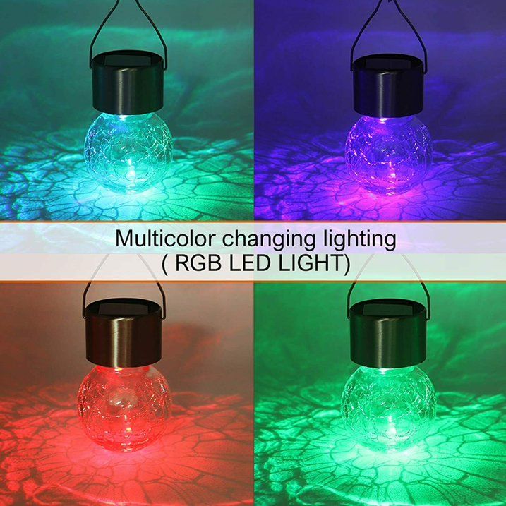 NEX Red Solar Outdoor Hanging Lanterns (3 Pieces) - SJB-DIAMOND ELITES