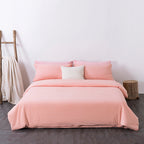 Water pure cotton 4-piece bedding sheet quilt cover cotton set Pi-Mart