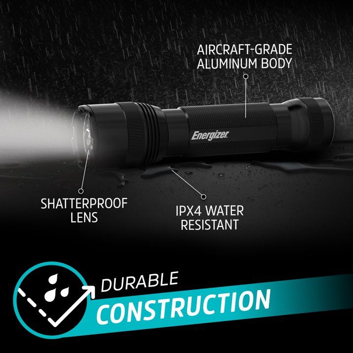 Energizer Hybrid Tactical LED Light, 1200 Lumen, IPX4, Aluminum Body - SJB-DIAMOND ELITES