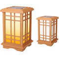 Techko Solar Zen Lantern ¨C Amber or White Light (15.6"high) - SJB-DIAMOND ELITES
