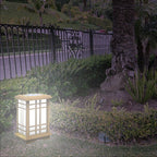 Techko Solar Zen Lantern ¨C Amber or White Light (15.6"high) - SJB-DIAMOND ELITES