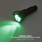 MossyOak Hunting IP67 Waterproof 1000 Lumens Flashlight, with Green Light - SJB-DIAMOND ELITES