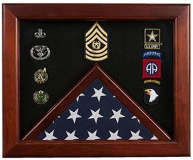 Flag Connections Master Sergeant Flag Display Cases - Master Sergeant Gift The Military Gift Store