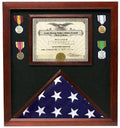 Flag Connections Police Medal and Flag Display Case The Military Gift Store