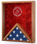 Flag Connections Marine Corps Flag Medal Display Case,USMC Flag Case The Military Gift Store
