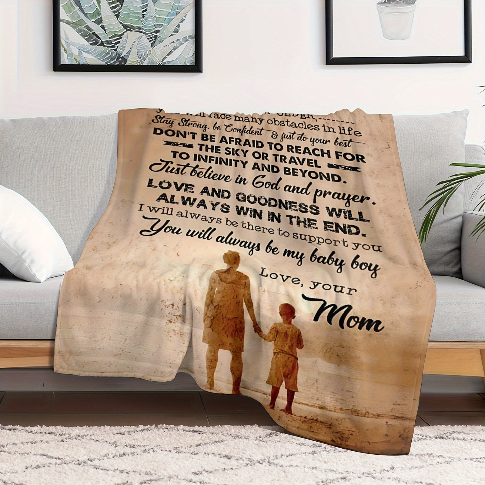 1pc Cozy Flannel Blanket - Soft, Canvas, All-Seasons, 80x60inch, Perfect for Car, Sofa, Couch, Office, Camping, Bed, Travel, and Living Room, Great Gift for Friends, Besties, Sisters, Family, Birthday, Graduation, and More