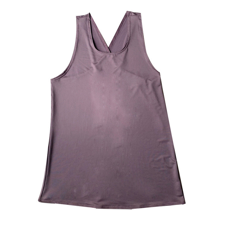 Women's Solid Wrap Back Sports Tank Top - SJB-DIAMOND ELITES