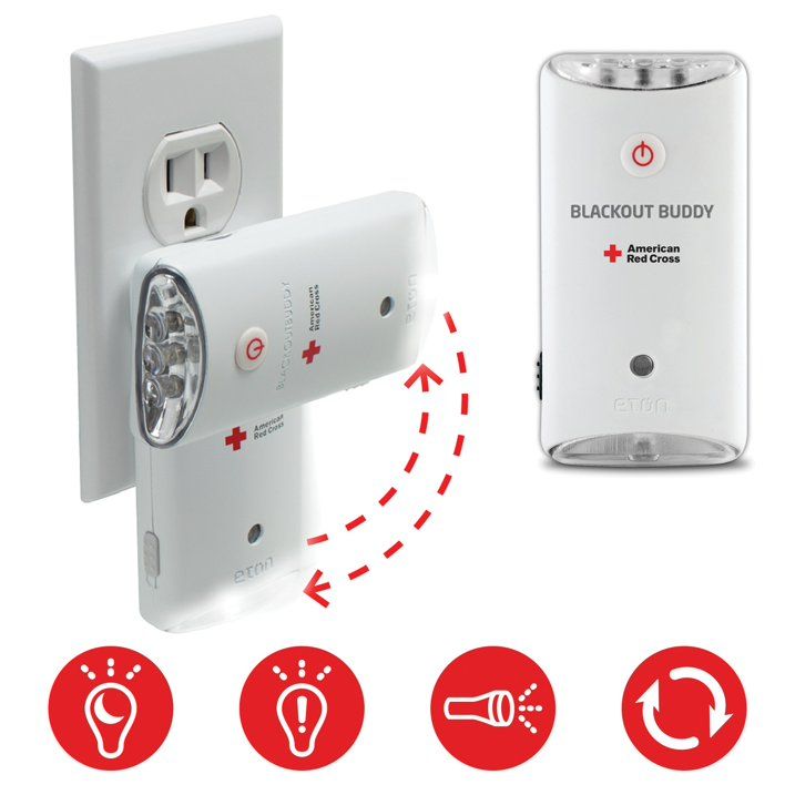 Eton ARCBB201W-SNG American Red Cross Blackout Buddy Swivel Light, 3 Pack - SJB-DIAMOND ELITES