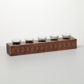 17.75"L Sullivans Bronze Tree 5-Votive Holder, Black - SJB-DIAMOND ELITES