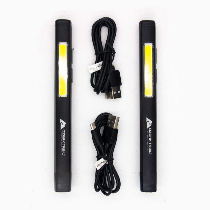 2 Pack Ozark Trail Led Penlight,150 Lumens, Lithum-Ion Battery - SJB-DIAMOND ELITES