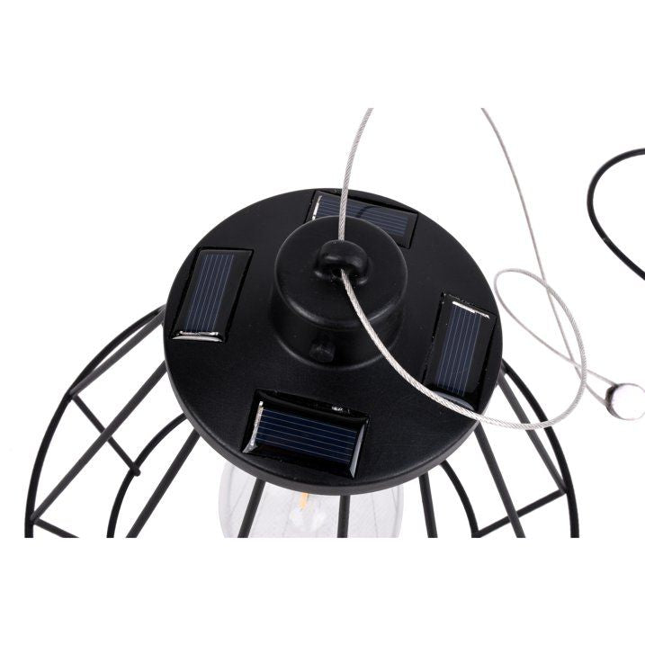Better Homes & Gardens Conical Black Metal Solar powered Lantern - SJB-DIAMOND ELITES