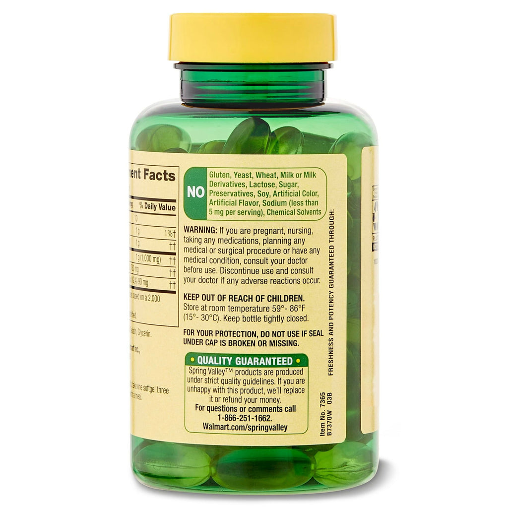 Spring Valley Women's Health Evening Primrose Oil Softgels; 1000 mg; 75 Count