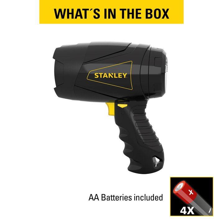 STANLEY 300 Lumen Compact LED Alkaline Spotlight (SL3WAKS) - SJB-DIAMOND ELITES