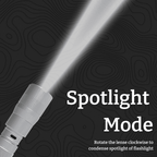 Cascade Mountain Tech 700 Lumens Rechargeable Aero Flashlight, Siliver - SJB-DIAMOND ELITES