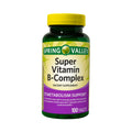 Spring Valley Super Vitamin B-Complex Tablets Dietary Supplement; 100 Count