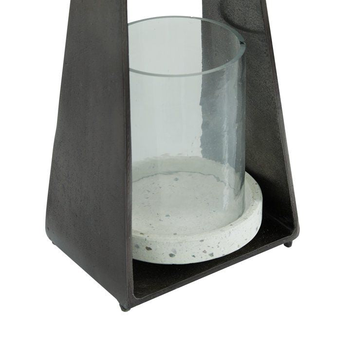 DecMode Black Aluminum Decorative Candle Lantern - SJB-DIAMOND ELITES