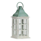 Noble House Scio Small Coastal Solid Candle Lantern Holders, Green - SJB-DIAMOND ELITES