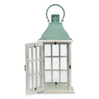 Noble House Scio Small Coastal Solid Candle Lantern Holders, Green - SJB-DIAMOND ELITES