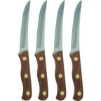 Chicago Cutlery Walnut Tradition 4-Piece Stainless Steel Steak Knife Set - SJB-DIAMOND ELITES