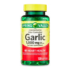 Spring Valley Odor-Controlled Garlic Softgels Dietary Supplement; 1; 000 mg; 120 Count