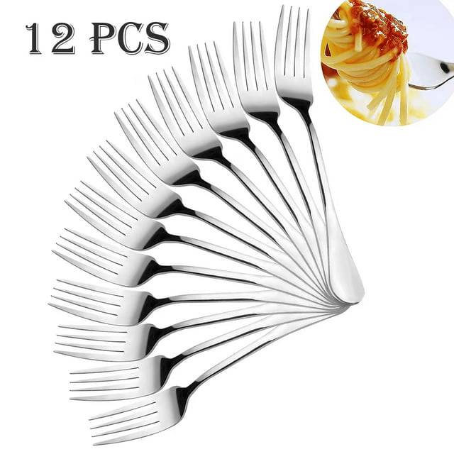 Dammyty Upgrade Stainless Steel Dinner Forks,Salad Forks Set of 12 - SJB-DIAMOND ELITES