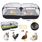 Pet fence chicken coop