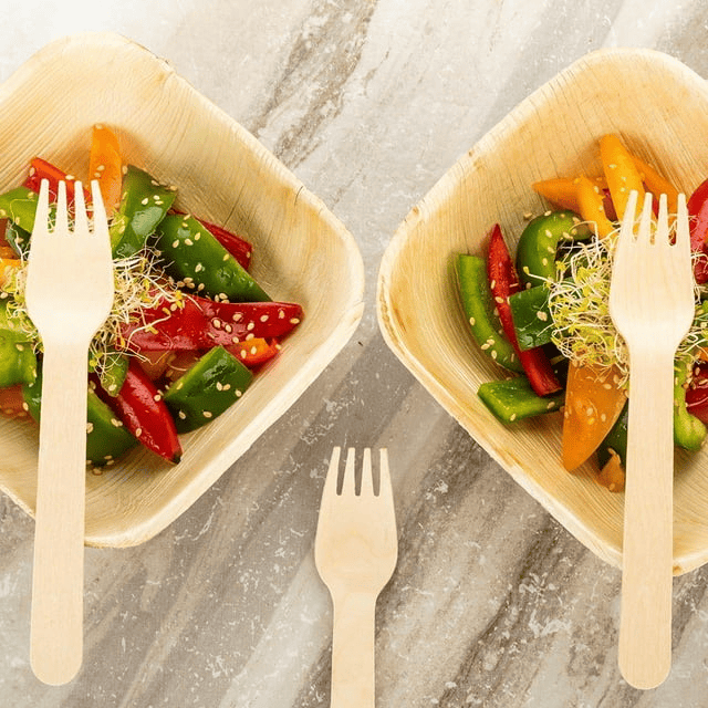 TXV Mart Wooden Disposable Forks, 100pcs, 6in Biodegradable Fork, Compostable Forks, Compostable Cutlery, Wooden Disposable Cutler - SJB-DIAMOND ELITES
