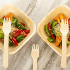 TXV Mart Wooden Disposable Forks, 100pcs, 6in Biodegradable Fork, Compostable Forks, Compostable Cutlery, Wooden Disposable Cutler - SJB-DIAMOND ELITES