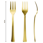 Mini Forks For Desserts - Bulk Pack Of 100 Mini Gold Dessert Forks - SJB-DIAMOND ELITES