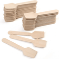 LotFancy 120Pcs Mini Wooden Spoons, 3.75" Disposable Tasting Sampling Spoon,Wood - SJB-DIAMOND ELITES