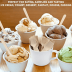 LotFancy 120Pcs Mini Wooden Spoons, 3.75" Disposable Tasting Sampling Spoon,Wood - SJB-DIAMOND ELITES