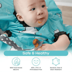 Grabease Baby Silicone Spoon Set for Baby-Led Weaning & First Stage Self-Feeding: Soft, Safe 100% Food-Grade Silicone, Safe for Dishwasher, No BPA/PVC/Latex/Phthalates, Set of 2 (Teal, Gray) - SJB-DIAMOND ELITES