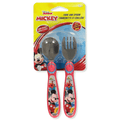 Disney Mickey Mouse 2-Piece Fork and Spoon Set - red/multi, one size - SJB-DIAMOND ELITES