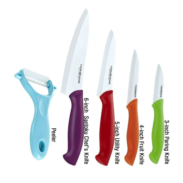 Cook Concept 9-Piece Ceramic Knife Set - SJB-DIAMOND ELITES