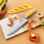 Little Cook Chef Knife Set, 3PCS Kitchen Knife, Multicolor Stainless Steel Sharp Chef Knife Set, 8 Inch Chef's Knife, 5 Inch Utility Knife, 3.5 Inch Paring Knife (3Pack, Yellow, Red, Green) - SJB-DIAMOND ELITES
