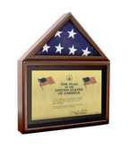 Large Military Shadow Box Frame Memorial Burial Funeral Flag Display Case The Military Gift Store