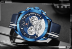 Waterproof  Quartz  Man Leather Sport Wrist Watch  Luxury Unique Design Perfect Gift - SJB-DIAMOND ELITES