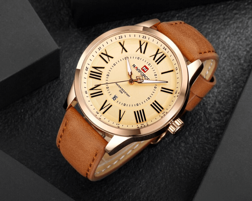 Universal Waterproof Watch With Details Of Great Design  Numbers And Date Display Perfect Gift - SJB-DIAMOND ELITES